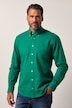 Chemise en lin mélangé. Manches longues et col à pointes boutonnées - coupe Modern Fit