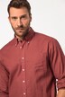 JP1880 Hemd, Langarm, Leinenmix, Buttondown-Kragen, Modern Fit, bis 8 XL
