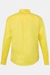 Chemise en lin mélangé. Manches longues et col à pointes boutonnées - coupe Modern Fit