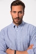 Hemd, Langarm, Leinenmix, Buttondown-Kragen, Modern Fit