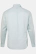 Chemise en lin mélangé. Manches longues et col à pointes boutonnées - coupe Modern Fit