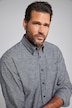 Hemd, Langarm, Leinenmix, Buttondown-Kragen, Modern Fit