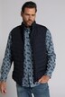 Quiltet vest, polydun, elastisk kant, farvet for