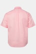 Chemise en lin mélangé. Manches courtes et col à pointes boutonnées. Coupe Modern Fit.