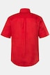 JP1880 Overhemd van een linnenmix, korte mouwen, button-down kraag, modern fit