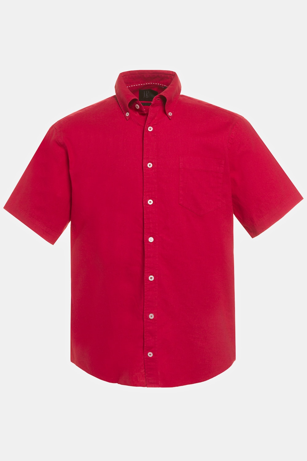 Grote Maten linnen overhemd, Heren, rood, Maat: 7XL, Linnen/Katoen, JP1880