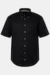 JP1880 Overhemd van een linnenmix, korte mouwen, button-down kraag, modern fit