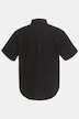 JP1880 Overhemd van een linnenmix, korte mouwen, button-down kraag, modern fit