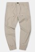 broek, linnen blend, elastische band, tapered loose fit