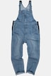 Tuinbroek, workwear, jeans, veel zakken, elastische inzetstukken, relaxed fit
