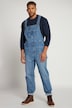 Tuinbroek, workwear, jeans, veel zakken, elastische inzetstukken, relaxed fit
