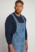 Tuinbroek, workwear, jeans, veel zakken, elastische inzetstukken, relaxed fit