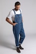 Salopette en jean, collection Workwear, nombreuses poches et empiècements élastiques - coupe Relaxed Fit