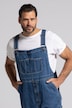Salopette en jean, collection Workwear, nombreuses poches et empiècements élastiques - coupe Relaxed Fit