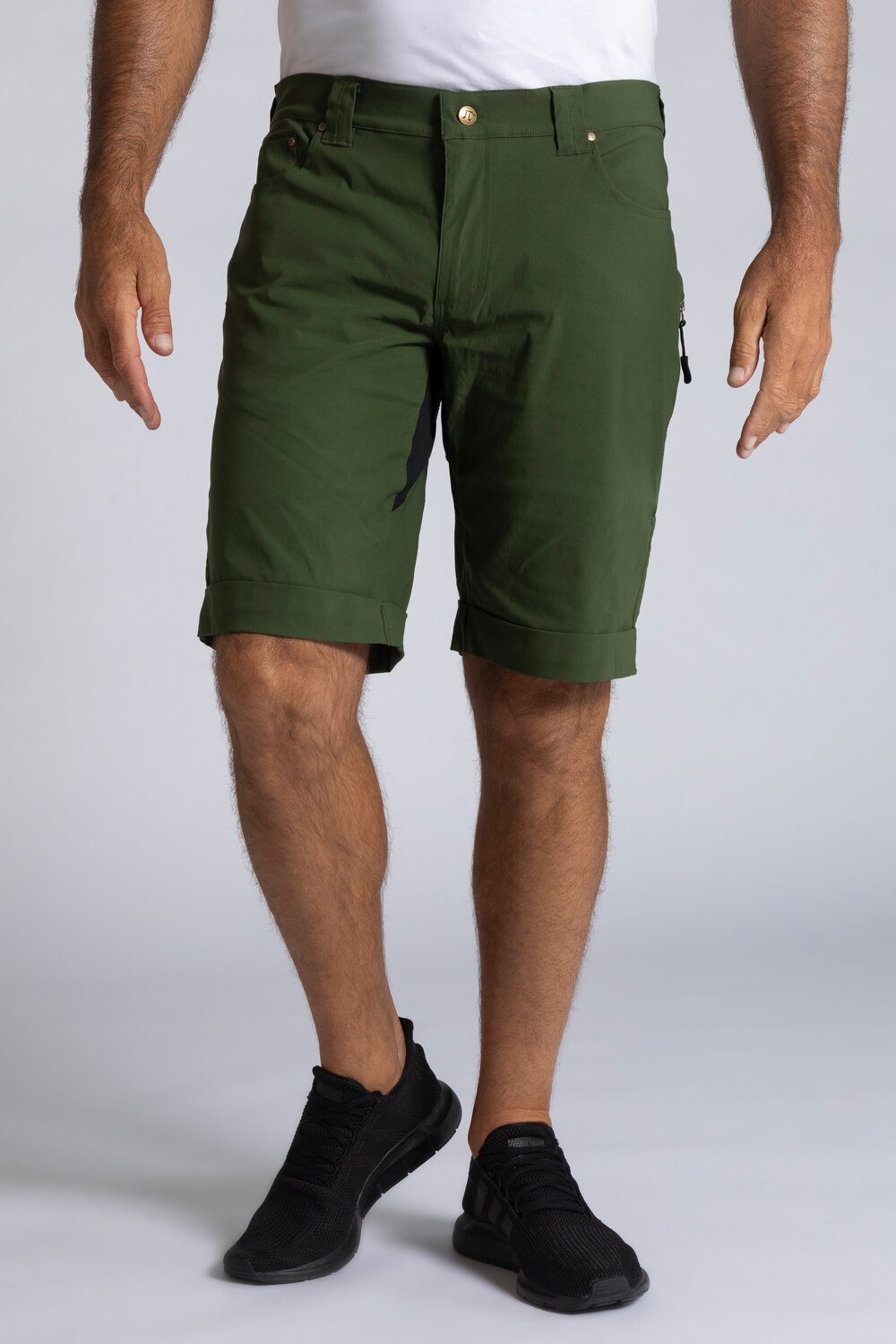 Grote Maten Korte trekkingbroek FLEXNAMIC®, Heren, groen, Maat: 54, Synthetische vezels/Polyester, JP1880