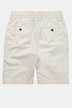 Bermuda en lin mélangé. Taille élastique. Coupe Basic Fit