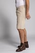 Bermuda en lin mélangé. Taille élastique. Coupe Basic Fit