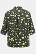Bubble Print Button Front Roll-Tab Sleeve Shirt