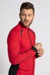 tricot fietsjack, opstaande kraag, lange mouwen, zoomzakken achter