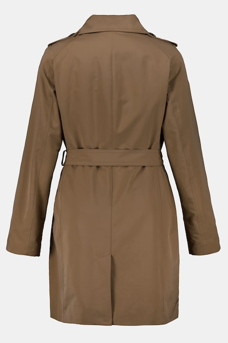 Classic Double Breasted Short Fully Lined Trench Coat | all Coats | Coats
