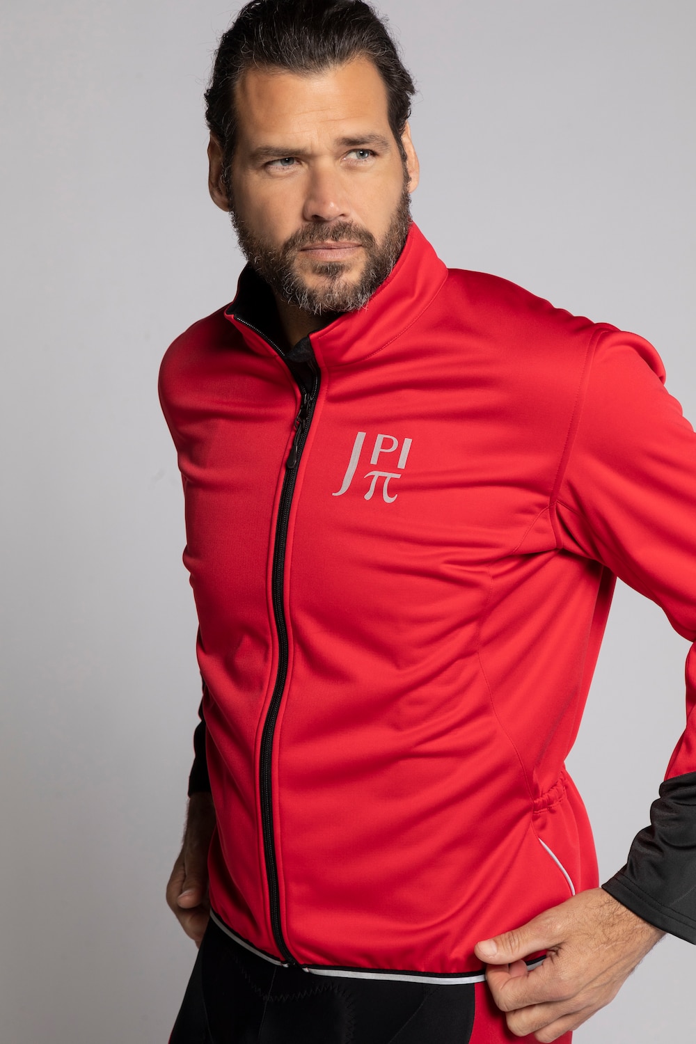 grandes tailles veste softshell jay-pi, hommes, rouge, taille: xl, polyester, jp1880