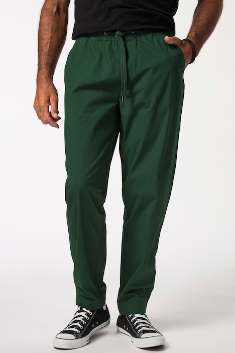 Pantalón con cintura elástica, FLEXNAMIC®, cintura elástica, Tapered loose Fit