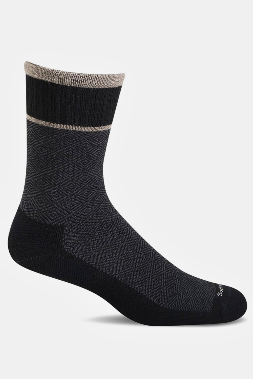 grandes tailles chaussettes pour épine calcanéenne, hommes, noir, taille: 44-46, laine/viscose/fibres synthétiques, jp1880