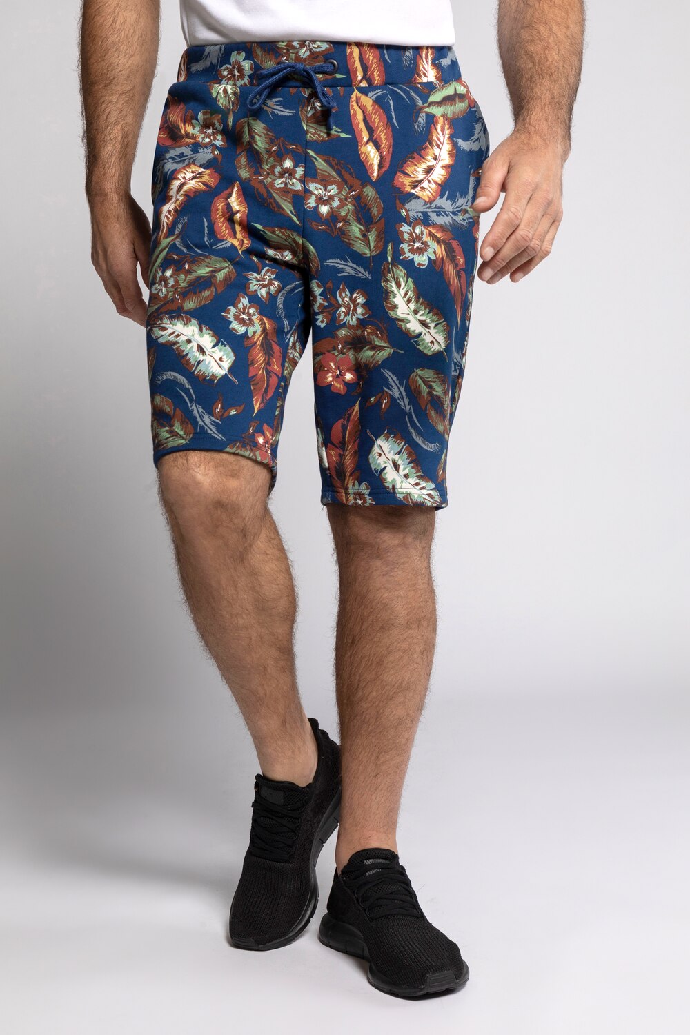 Grote Maten korte sweatbroek, Heren, blauw, Maat: 6XL, Katoen/Polyester, JP1880 Grote Maten korte sweatbroek, Heren, blauw, Maat: 6XL, Katoen/Polyester, JP1880