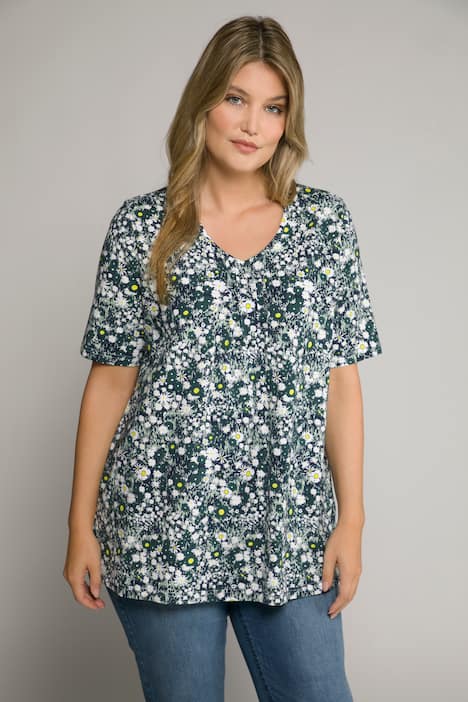 T-shirt z motywem łąki