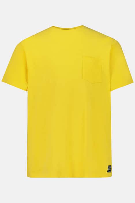 T-Shirt, Baumwolle, Flammjersey, Brusttasche, Halbarm