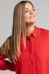Bluse, Querstreifen, Zipfelsaum, Langarm