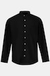 Chemise en lin mélangé. Manches longues et col officier - coupe Modern Fit