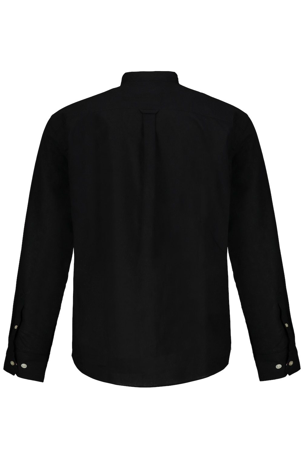 Stora storlekar Skjorta, Her, svart, storlek: 4XL, Linne/Bomull, JP1880