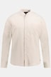 Chemise en lin mélangé. Manches longues et col officier - coupe Modern Fit