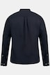 Chemise en lin mélangé. Manches longues et col officier - coupe Modern Fit