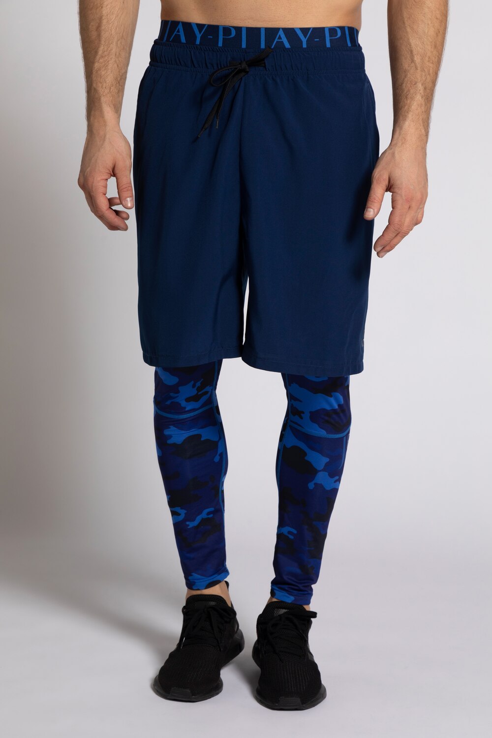 Grote Maten sport-shorts, Heren, blauw, Maat: XL, Polyester, JP1880