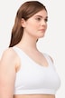 Bustier, tirantes anchos, algodón orgánico