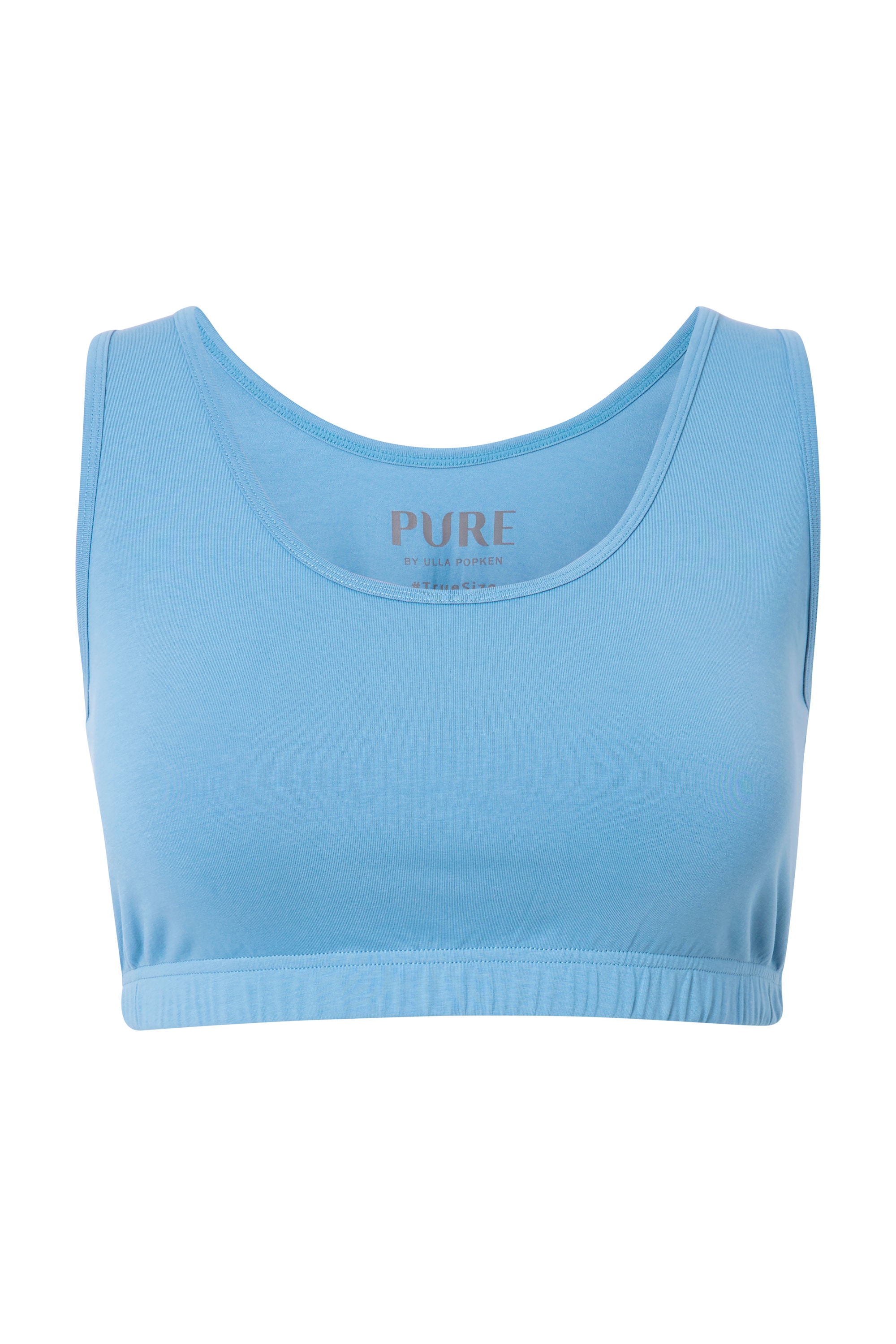 Ulla Popken Damen große Größen Bustier breite Träger Biobaumwolle 790724