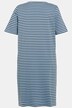 Nachthemd, geringelter Jersey, Halbarm, Biobaumwolle
