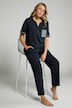 Eco Cotton Solid Elastic Waist Pajama Pants