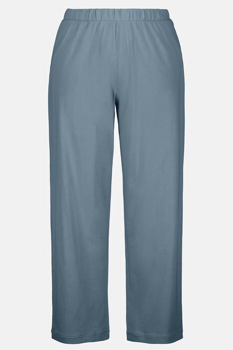 Pyjamasbyxa med raka ben, enfärgad