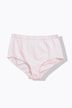 Kropsformende trusser med høj talje, satinkanter, shapewear
