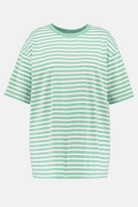 Ringel Longshirt, Rundhalsausschnitt, Halbarm