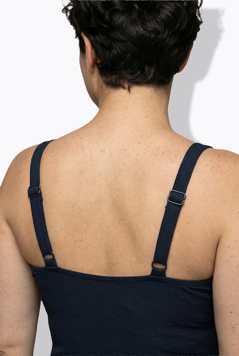 Badeanzug, Drapierung, feine Struktur, Softcups