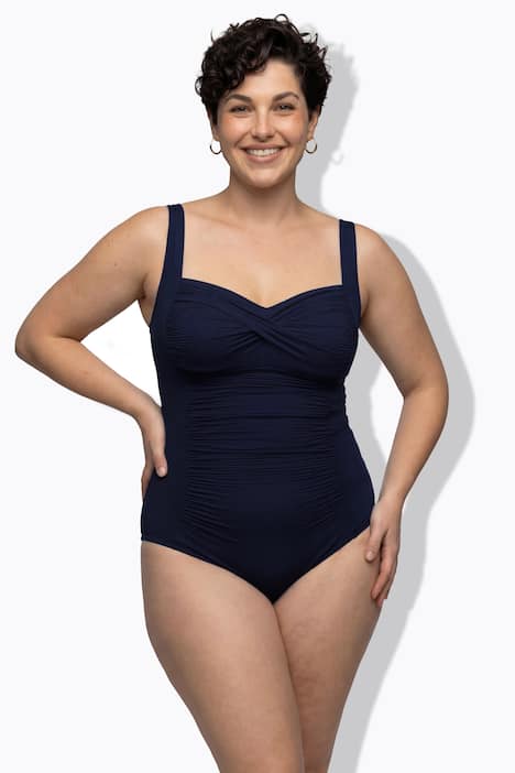 Badeanzug, Drapierung, feine Struktur, Softcups