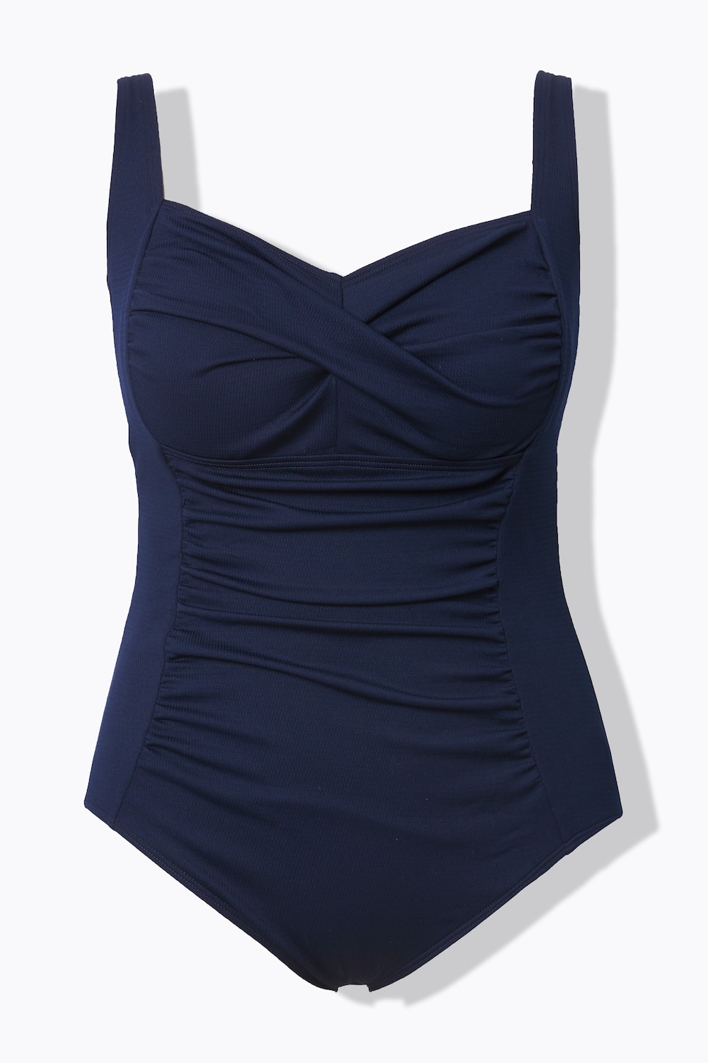 Stora storlekar Baddräkt, Dam, blå, storlek: 42, Syntetfibrer/Polyester/Elastan, Ulla Popken