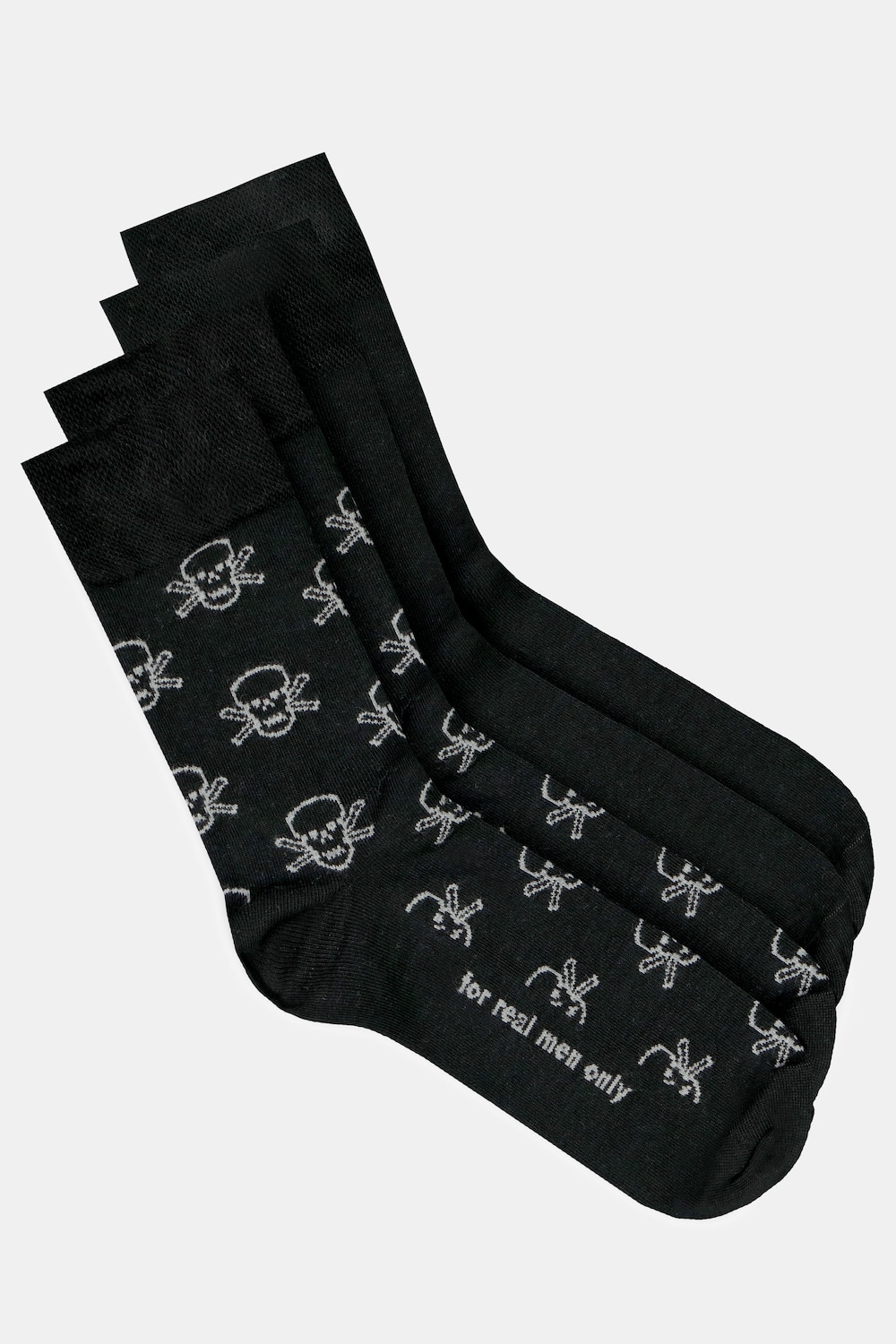 Grote Maten sokken, Heren, zwart, Maat: 39-42, Katoen/Synthetische vezels, JP1880