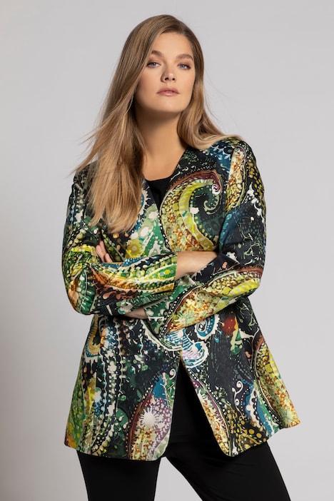 Colorful Paisley Print Fully Lined Stretch Blazer | all Blazers ...