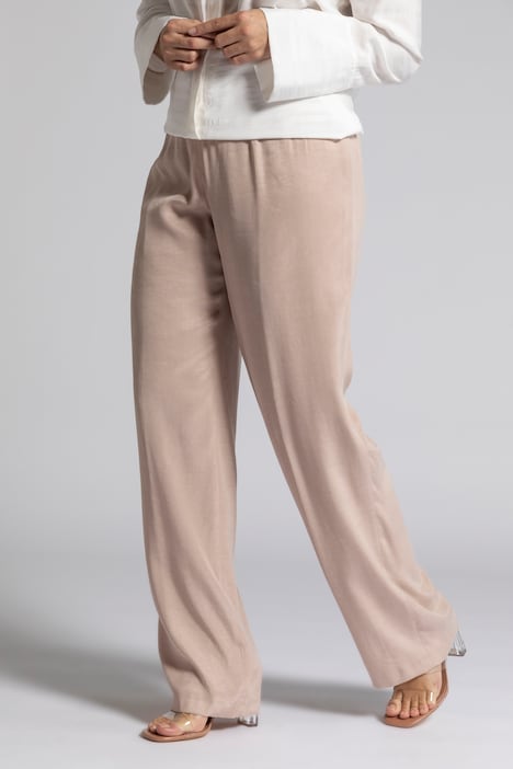Upstyle Wide Leg Mary Fit Lyocell Blend Pants
