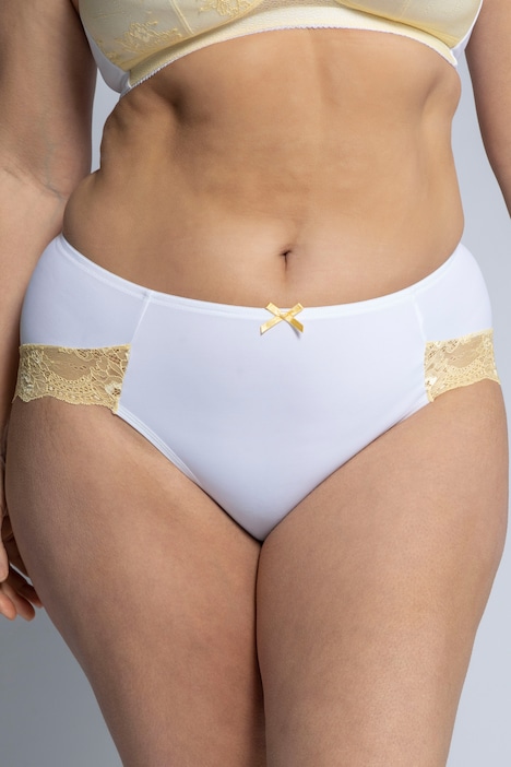 Ulla Popken Women's Plus Size Stretch Capri Pants White 14 653934 20